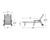 Trex Trex Yacht Club Wheeled Chaise - Dimension Image - TXW2280 Trex Trex Yacht Club Wheeled Chaise - Dimension Image - TXW2280