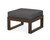 Trex Modular Ottoman - 4600 - Frame in Vintage Lantern with cusion in Ash Charcoal color - 4600-VL-AC