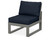 Trex Modular Armless Chair - 4601C - Frame in Stepping Stone with cusion in Marine Indigo color - 4601C-SS-MI Trex Modular Armless Chair - 4601C - Frame in Stepping Stone with cusion in Marine Indigo color - 4601C-SS-MI