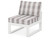 Trex Modular Armless Chair - 4601C - Frame in Classic White with cusion in Buffalo Plaid Grey Mist color - 4601C-CW-BPGM Trex Modular Armless Chair - 4601C - Frame in Classic White with cusion in Buffalo Plaid Grey Mist color - 4601C-CW-BPGM