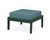 Trex Deep Seating Ottoman - 4410 - Frame in Rainforest Canopy with cusion in Ocean Teal color - 4410-RC-OT Trex Deep Seating Ottoman - 4410 - Frame in Rainforest Canopy with cusion in Ocean Teal color - 4410-RC-OT