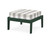 Trex Deep Seating Ottoman - 4410 - Frame in Rainforest Canopy with cusion in Buffalo Plaid Grey Mist color - 4410-RC-BPGM Trex Deep Seating Ottoman - 4410 - Frame in Rainforest Canopy with cusion in Buffalo Plaid Grey Mist color - 4410-RC-BPGM