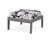 Trex Deep Seating Ottoman - 4410 - Frame in Stepping Stone with cusion in Leaf Navy color - 4410-SS-LN Trex Deep Seating Ottoman - 4410 - Frame in Stepping Stone with cusion in Leaf Navy color - 4410-SS-LN