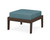 Trex Deep Seating Ottoman - 4410 - Frame in Vintage Lantern with cusion in Ocean Teal color - 4410-VL-OT Trex Deep Seating Ottoman - 4410 - Frame in Vintage Lantern with cusion in Ocean Teal color - 4410-VL-OT