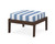 Trex Deep Seating Ottoman - 4410 - Frame in Vintage Lantern with cusion in Cabana Stripe Sky Blue color - 4410-VL-CSSB Trex Deep Seating Ottoman - 4410 - Frame in Vintage Lantern with cusion in Cabana Stripe Sky Blue color - 4410-VL-CSSB