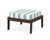 Trex Deep Seating Ottoman - 4410 - Frame in Vintage Lantern with cusion in Cabana Stripe Glacier Spa color - 4410-VL-CSGS Trex Deep Seating Ottoman - 4410 - Frame in Vintage Lantern with cusion in Cabana Stripe Glacier Spa color - 4410-VL-CSGS
