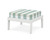 Trex Deep Seating Ottoman - 4410 - Frame in Classic White with cusion in Buffalo Plaid Glacier Spa color - 4410-CW-BPGS Trex Deep Seating Ottoman - 4410 - Frame in Classic White with cusion in Buffalo Plaid Glacier Spa color - 4410-CW-BPGS