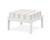 Trex Deep Seating Ottoman - 4410 - Frame in Classic White with cusion in Buffalo Plaid Dune Burlap color - 4410-CW-BPDB Trex Deep Seating Ottoman - 4410 - Frame in Classic White with cusion in Buffalo Plaid Dune Burlap color - 4410-CW-BPDB