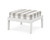 Trex Deep Seating Ottoman - 4410 - Frame in Classic White with cusion in Buffalo Plaid Grey Mist color - 4410-CW-BPGM Trex Deep Seating Ottoman - 4410 - Frame in Classic White with cusion in Buffalo Plaid Grey Mist color - 4410-CW-BPGM