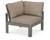 Trex Modular Corner Chair - 4604 - Frame in Stepping Stone with cusion in Spiced Burlap color - 4604-SS-SB Trex Modular Corner Chair - 4604 - Frame in Stepping Stone with cusion in Spiced Burlap color - 4604-SS-SB