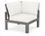 Trex Modular Corner Chair - 4604 - Frame in Stepping Stone with cusion in Natural Linen color - 4604-SS-NL Trex Modular Corner Chair - 4604 - Frame in Stepping Stone with cusion in Natural Linen color - 4604-SS-NL