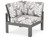 Trex Modular Corner Chair - 4604 - Frame in Stepping Stone with cusion in Leaf Grey Mist color - 4604-SS-LGM Trex Modular Corner Chair - 4604 - Frame in Stepping Stone with cusion in Leaf Grey Mist color - 4604-SS-LGM