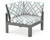 Trex Modular Corner Chair - 4604 - Frame in Stepping Stone with cusion in Trellis Glacier Spa color - 4604-SS-TGS Trex Modular Corner Chair - 4604 - Frame in Stepping Stone with cusion in Trellis Glacier Spa color - 4604-SS-TGS