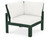 Trex Modular Corner Chair - 4604 - Frame in Rainforest Canopy with cusion in Natural Linen color - 4604-RC-NL Trex Modular Corner Chair - 4604 - Frame in Rainforest Canopy with cusion in Natural Linen color - 4604-RC-NL