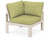 Trex Modular Corner Chair - 4604 - Frame in Sand Castle with cusion in Chartreuse Boucle color - 4604-SC-CB Trex Modular Corner Chair - 4604 - Frame in Sand Castle with cusion in Chartreuse Boucle color - 4604-SC-CB