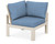 Trex Modular Corner Chair - 4604 - Frame in Sand Castle with cusion in Sky Blue color - 4604-SC-SB-1 Trex Modular Corner Chair - 4604 - Frame in Sand Castle with cusion in Sky Blue color - 4604-SC-SB-1