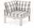 Trex Modular Corner Chair - 4604 - Frame in Sand Castle with cusion in Buffalo Plaid Grey Mist color - 4604-SC-BPGM Trex Modular Corner Chair - 4604 - Frame in Sand Castle with cusion in Buffalo Plaid Grey Mist color - 4604-SC-BPGM