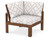 Trex Modular Corner Chair - 4604 - Frame in Tree House with cusion in Trellis Dune Burlap color - 4604-TH-TDB Trex Modular Corner Chair - 4604 - Frame in Tree House with cusion in Trellis Dune Burlap color - 4604-TH-TDB