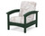 Trex Rockport Club Chair - TXC23 - Frame in Rainforest Canopy with cusion in Leaf Dune Burlap color - TXC23-RC-LDB Trex Rockport Club Chair - TXC23 - Frame in Rainforest Canopy with cusion in Leaf Dune Burlap color - TXC23-RC-LDB