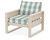Trex Eastport Club Chair - TX4621 - Frame in Sand Castle with cusion in Buffalo Plaid Glacier Spa color - TX4621-SC-BPGS Trex Eastport Club Chair - TX4621 - Frame in Sand Castle with cusion in Buffalo Plaid Glacier Spa color - TX4621-SC-BPGS