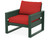 Trex Eastport Club Chair - TX4621 - Frame in Rainforest Canopy with cusion in Crimson Linen color - TX4621-RC-CL Trex Eastport Club Chair - TX4621 - Frame in Rainforest Canopy with cusion in Crimson Linen color - TX4621-RC-CL