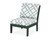 Trex Yacht Club Modular Armless Chair - TX4511C - Frame in Rainforest Canopy with cusion in Trellis Glacier Spa color - TX4511C-RC-TGS Trex Yacht Club Modular Armless Chair - TX4511C - Frame in Rainforest Canopy with cusion in Trellis Glacier Spa color - TX4511C-RC-TGS