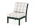 Trex Yacht Club Modular Armless Chair - TX4511C - Frame in Rainforest Canopy with cusion in Buffalo Plaid Dune Burlap color - TX4511C-RC-BPDB Trex Yacht Club Modular Armless Chair - TX4511C - Frame in Rainforest Canopy with cusion in Buffalo Plaid Dune Burlap color - TX4511C-RC-BPDB