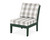 Trex Yacht Club Modular Armless Chair - TX4511C - Frame in Rainforest Canopy with cusion in Buffalo Plaid Grey Mist color - TX4511C-RC-BPGM Trex Yacht Club Modular Armless Chair - TX4511C - Frame in Rainforest Canopy with cusion in Buffalo Plaid Grey Mist color - TX4511C-RC-BPGM