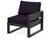 Trex Eastport Modular Right Arm Chair - TX4621RAF - Frame in Charcoal Black with cusion in Navy Linen color - TX4621RAF-CB-NL-1 Trex Eastport Modular Right Arm Chair - TX4621RAF - Frame in Charcoal Black with cusion in Navy Linen color - TX4621RAF-CB-NL-1