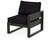 Trex Eastport Modular Right Arm Chair - TX4621RAF - Frame in Charcoal Black with cusion in Midnight Linen color - TX4621RAF-CB-ML Trex Eastport Modular Right Arm Chair - TX4621RAF - Frame in Charcoal Black with cusion in Midnight Linen color - TX4621RAF-CB-ML