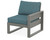 Trex Eastport Modular Right Arm Chair - TX4621RAF - Frame in Stepping Stone with cusion in Ocean Teal color - TX4621RAF-SS-OT Trex Eastport Modular Right Arm Chair - TX4621RAF - Frame in Stepping Stone with cusion in Ocean Teal color - TX4621RAF-SS-OT