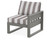 Trex Eastport Modular Right Arm Chair - TX4621RAF - Frame in Stepping Stone with cusion in Cabana Stripe Grey Mist color - TX4621RAF-SS-CSGM Trex Eastport Modular Right Arm Chair - TX4621RAF - Frame in Stepping Stone with cusion in Cabana Stripe Grey Mist color - TX4621RAF-SS-CSGM