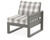 Trex Eastport Modular Right Arm Chair - TX4621RAF - Frame in Stepping Stone with cusion in Buffalo Plaid Grey Mist color - TX4621RAF-SS-BPGM Trex Eastport Modular Right Arm Chair - TX4621RAF - Frame in Stepping Stone with cusion in Buffalo Plaid Grey Mist color - TX4621RAF-SS-BPGM