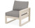 Trex Eastport Modular Right Arm Chair - TX4621RAF - Frame in Sand Castle with cusion in Grey Mist color - TX4621RAF-SC-GM Trex Eastport Modular Right Arm Chair - TX4621RAF - Frame in Sand Castle with cusion in Grey Mist color - TX4621RAF-SC-GM