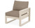 Trex Eastport Modular Right Arm Chair - TX4621RAF - Frame in Sand Castle with cusion in Spiced Burlap color - TX4621RAF-SC-SB Trex Eastport Modular Right Arm Chair - TX4621RAF - Frame in Sand Castle with cusion in Spiced Burlap color - TX4621RAF-SC-SB
