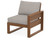 Trex Eastport Modular Right Arm Chair - TX4621RAF - Frame in Tree House with cusion in Weathered Tweed color - TX4621RAF-TH-WT Trex Eastport Modular Right Arm Chair - TX4621RAF - Frame in Tree House with cusion in Weathered Tweed color - TX4621RAF-TH-WT