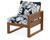 Trex Eastport Modular Right Arm Chair - TX4621RAF - Frame in Tree House with cusion in Leaf Marine Indigo color - TX4621RAF-TH-LMI Trex Eastport Modular Right Arm Chair - TX4621RAF - Frame in Tree House with cusion in Leaf Marine Indigo color - TX4621RAF-TH-LMI