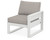 Trex Eastport Modular Right Arm Chair - TX4621RAF - Frame in Classic White with cusion in Weathered Tweed color - TX4621RAF-CW-WT Trex Eastport Modular Right Arm Chair - TX4621RAF - Frame in Classic White with cusion in Weathered Tweed color - TX4621RAF-CW-WT
