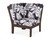 Trex Yacht Club Modular Corner Chair - TX4514 - Frame in Vintage Lantern with cusion in Leaf Navy color - TX4514-VL-LN Trex Yacht Club Modular Corner Chair - TX4514 - Frame in Vintage Lantern with cusion in Leaf Navy color - TX4514-VL-LN