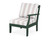 Trex Yacht Club Modular Right Arm Chair - TX4511RAF - Frame in Rainforest Canopy with cusion in Cabana Stripe Dune Burlap color - TX4511RAF-RC-CSDB Trex Yacht Club Modular Right Arm Chair - TX4511RAF - Frame in Rainforest Canopy with cusion in Cabana Stripe Dune Burlap color - TX4511RAF-RC-CSDB