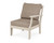 Trex Yacht Club Modular Right Arm Chair - TX4511RAF - Frame in Sand Castle with cusion in Spiced Burlap color - TX4511RAF-SC-SB Trex Yacht Club Modular Right Arm Chair - TX4511RAF - Frame in Sand Castle with cusion in Spiced Burlap color - TX4511RAF-SC-SB
