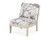 Trex Yacht Club Modular Right Arm Chair - TX4511RAF - Frame in Sand Castle with cusion in Leaf Grey Mist color - TX4511RAF-SC-LGM Trex Yacht Club Modular Right Arm Chair - TX4511RAF - Frame in Sand Castle with cusion in Leaf Grey Mist color - TX4511RAF-SC-LGM