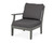 Trex Yacht Club Modular Left Arm Chair - TX4511LAF - Frame in Stepping Stone with cusion in Ash Charcoal color - TX4511LAF-SS-AC Trex Yacht Club Modular Left Arm Chair - TX4511LAF - Frame in Stepping Stone with cusion in Ash Charcoal color - TX4511LAF-SS-AC