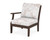 Trex Yacht Club Modular Left Arm Chair - TX4511LAF - Frame in Vintage Lantern with cusion in Leaf Dune Burlap color - TX4511LAF-VL-LDB Trex Yacht Club Modular Left Arm Chair - TX4511LAF - Frame in Vintage Lantern with cusion in Leaf Dune Burlap color - TX4511LAF-VL-LDB