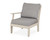 Trex Yacht Club Modular Left Arm Chair - TX4511LAF - Frame in Sand Castle with cusion in Grey Mist color - TX4511LAF-SC-GM Trex Yacht Club Modular Left Arm Chair - TX4511LAF - Frame in Sand Castle with cusion in Grey Mist color - TX4511LAF-SC-GM
