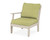 Trex Yacht Club Modular Left Arm Chair - TX4511LAF - Frame in Sand Castle with cusion in Chartreuse Boucle color - TX4511LAF-SC-CB Trex Yacht Club Modular Left Arm Chair - TX4511LAF - Frame in Sand Castle with cusion in Chartreuse Boucle color - TX4511LAF-SC-CB