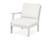 Trex Yacht Club Modular Left Arm Chair - TX4511LAF - Frame in Classic White with cusion in Natural Linen color - TX4511LAF-CW-NL Trex Yacht Club Modular Left Arm Chair - TX4511LAF - Frame in Classic White with cusion in Natural Linen color - TX4511LAF-CW-NL