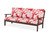 Trex Yacht Club Deep Seating Sofa - TX4513 - Frame in Vintage Lantern with cusion in Leaf Crimson color - TX4513-VL-LC Trex Yacht Club Deep Seating Sofa - TX4513 - Frame in Vintage Lantern with cusion in Leaf Crimson color - TX4513-VL-LC