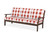 Trex Yacht Club Deep Seating Sofa - TX4513 - Frame in Vintage Lantern with cusion in Buffalo Plaid Crimson color - TX4513-VL-BPC Trex Yacht Club Deep Seating Sofa - TX4513 - Frame in Vintage Lantern with cusion in Buffalo Plaid Crimson color - TX4513-VL-BPC
