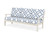 Trex Yacht Club Deep Seating Sofa - TX4513 - Frame in Sand Castle with cusion in Trellis Sky Blue color - TX4513-SC-TSB Trex Yacht Club Deep Seating Sofa - TX4513 - Frame in Sand Castle with cusion in Trellis Sky Blue color - TX4513-SC-TSB